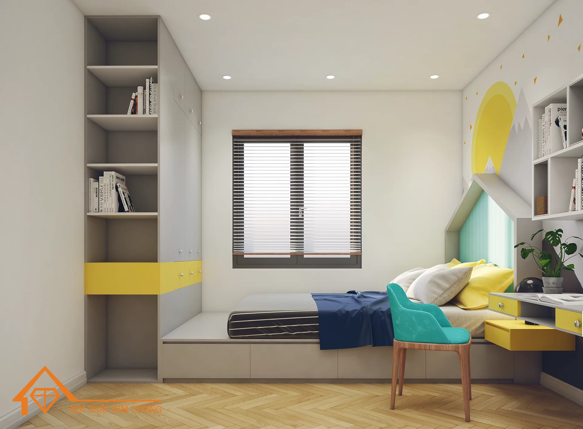 giường ngủ bé trai